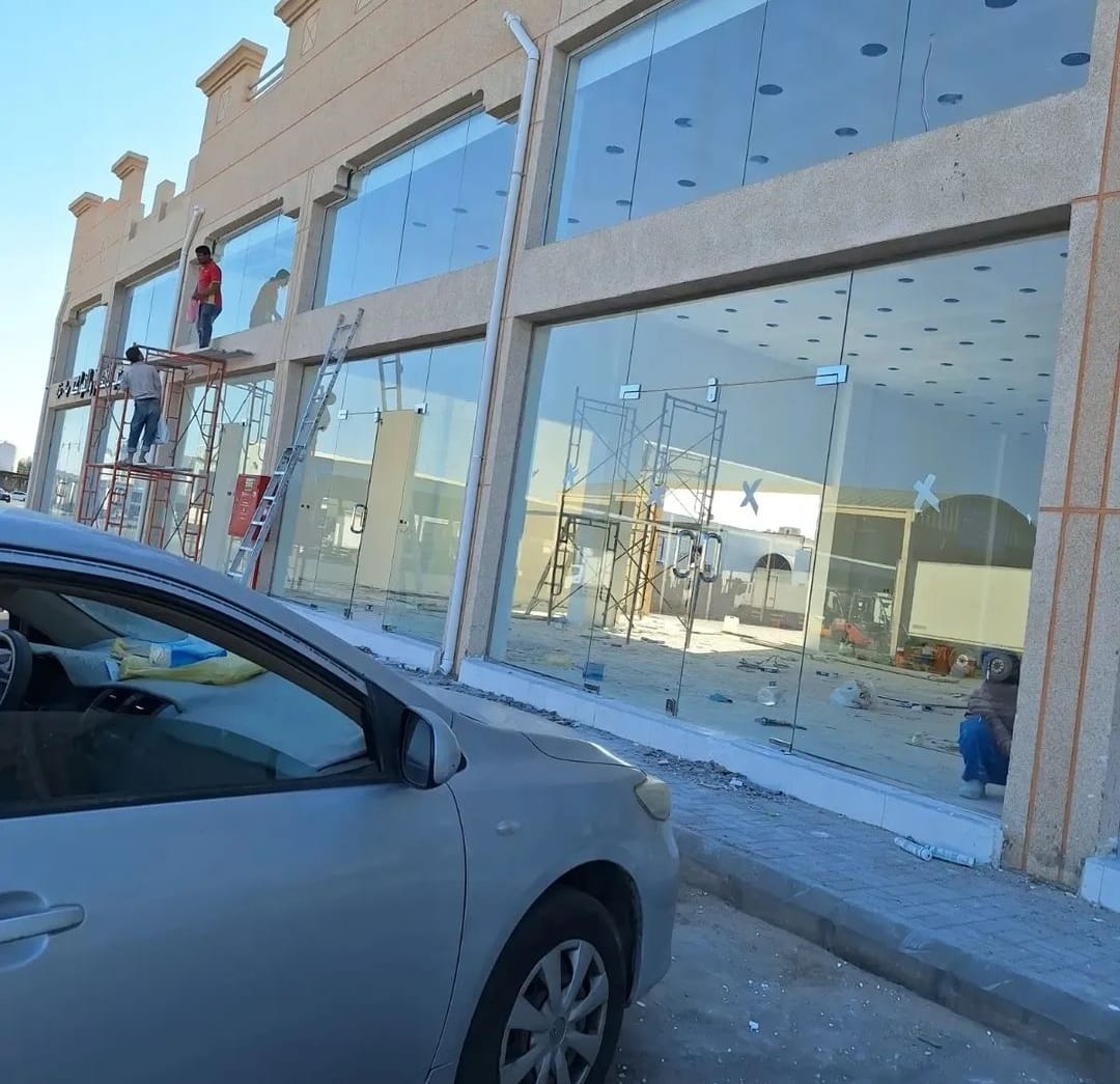 تركيب زجاج سكريت ودبل قلاس